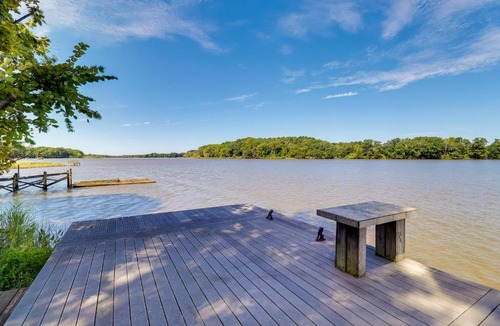 Golts House | Waterfront Millington Vacation Rental w/Hot Tub!