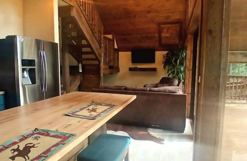 Plantersville Cabin | Waterfront Texas Cabin in a Magical Forest