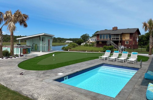 Morehead City Condo | Waterfront with spectacular views, peaceful and private duplex, fishermens dream
