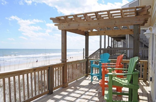 Surf City House | Wholly Mackerel - Oceanfront, 2 Bedroom, Adorable Cottage in Surf City! Dog