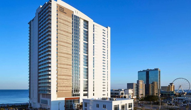 1-bedroom suite at Ocean Enclave Myrtle Beach ocean-front resort.