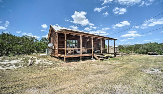 2 Rustic Cabins w/Porches on Remote Ranch!