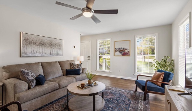 3BR Near DT Greer - Screened Porch + Fenced Yard