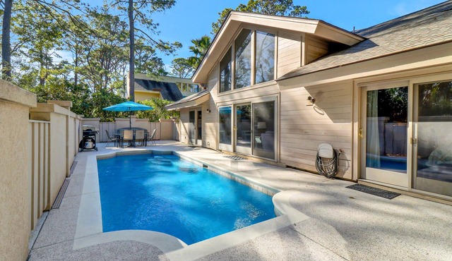 3rd Row Ocean - Dog Friendly Sea Pines Home w/FREE Pool Heat Seasonally!
