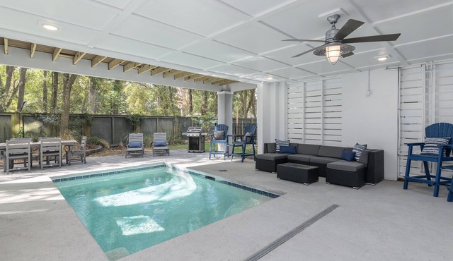 65 Luxury Beach Home w/Pool, Elevator, EV Charger & Bunk Room