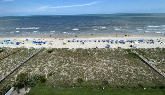9th Floor balcony overlooking the ocean in the High Rise Atlantic Towers