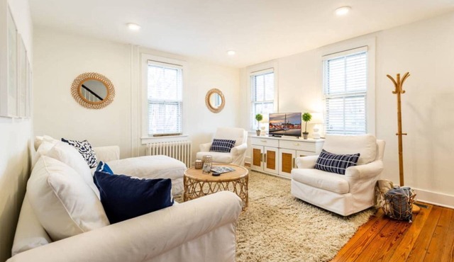 "Around the Corner" from Eastport Hot Spots with Fenced-In Yard and Parking