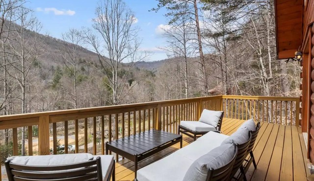 AVL Getaway Mnt View Decks Pool Table
