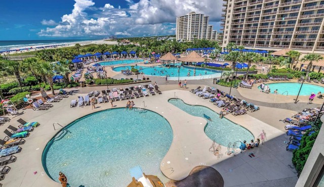 Beach Condo | Pool, Lazy River & Hot Tubs | Walk to Dining