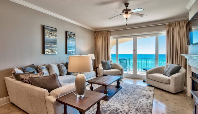 Beachfront Unit with Private Balcony and Resort-Style Pool Access