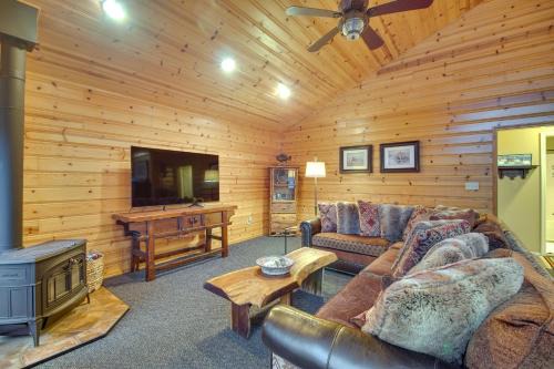Boat Dock & Deck: Waterfront Cabin on Grand Lake