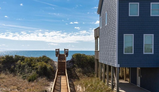Boomerang- Oceanfront Log Cabin in North Topsail