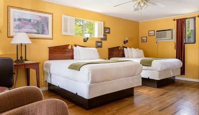 Double Queen Hotel Rm Near DT Hendo & Flat Rock