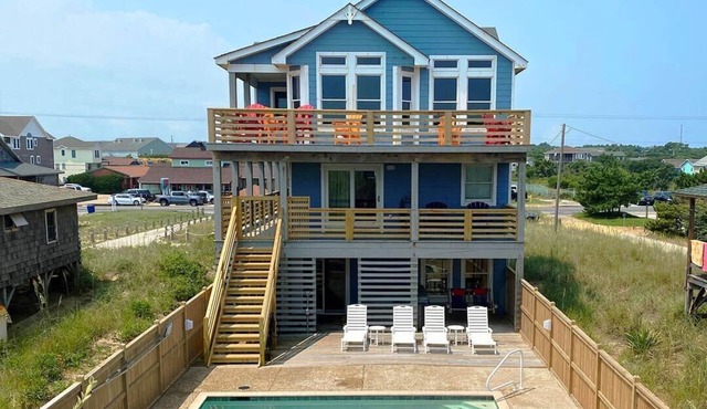 Dune it Wright | Private Pool, Hot Tub | Oceanfront