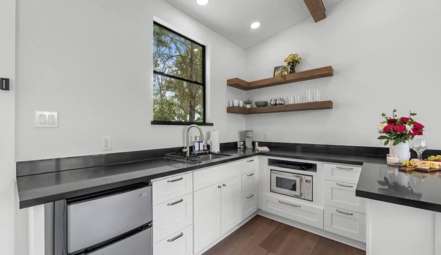 Elegant Tiny Home Resort with Heated Pool & Goats near Houston, Hempstead Texas