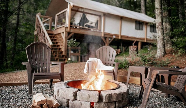 Enchanting Blue Ridge Mountains Lodging with a Wood-Burning Stove in Lenoir, NC