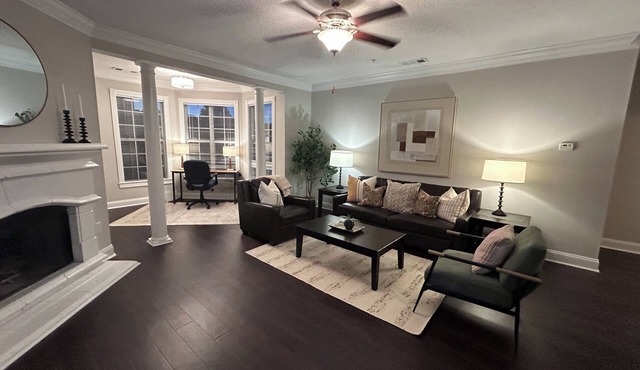 Fully-Furnished Two Bedrm/Two Bath Penthouse w/Pool View Apt in Alpharetta