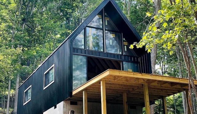 Gorgeous A-Frame Cabin Nestled in the Trees near Lost River, West Virginia