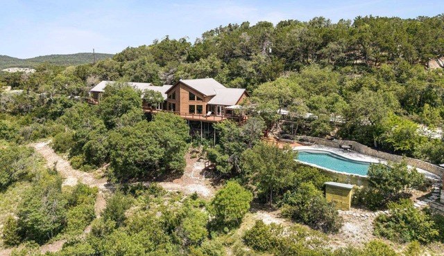 Hill Country Retreat Near Villa Antonia - Two Homes, Pool, Lake Views & Private Trails