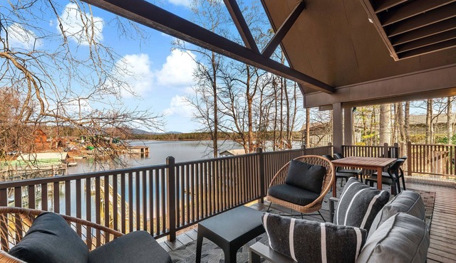 Hydrangea Haus on Lake James | Waterfront Cottage with Private Dock!