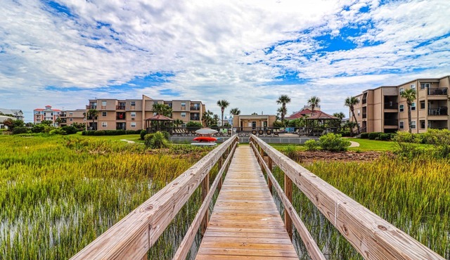 Inlet Pointe 19 -Desirable first floor corner unit with water views.