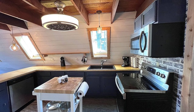 LakeFire Cabin: A-Frame, Modern Touches, Steps from Lake, Lake Views w/ Fire Pit