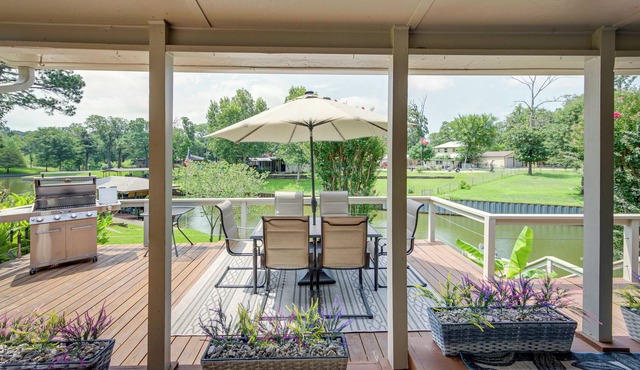 Lakefront Texas Vacation Rental w/ Private Dock