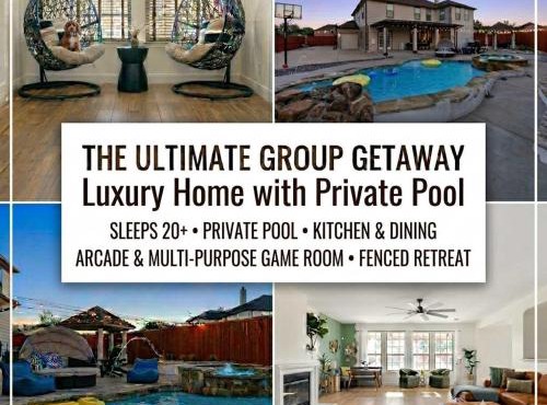 Large Groups' Luxury House - Pool - Sleep 22