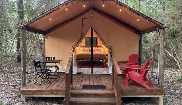Luxuriously Romantic Safari Tent in Livingston, Texas
