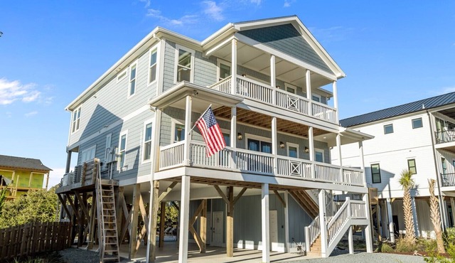 Luxury beach home w/oceanviews, 5-BR private pool, elevator, only steps to beach