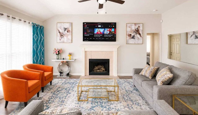 Modern Mesquite Retreat Patio + Smart TVs