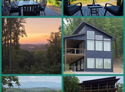 Modern Mountain Retreat with Deck Swing & Views