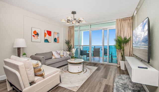 New Oceanfront Bliss Stylish 1BR with Majestic Views