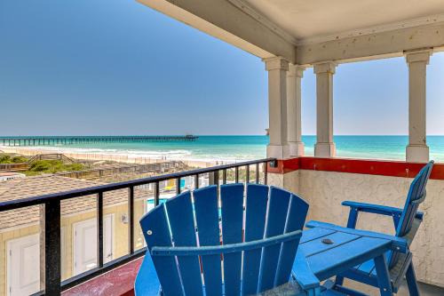 Ocean Views + Resort Pool! N Topsail Beach Condo