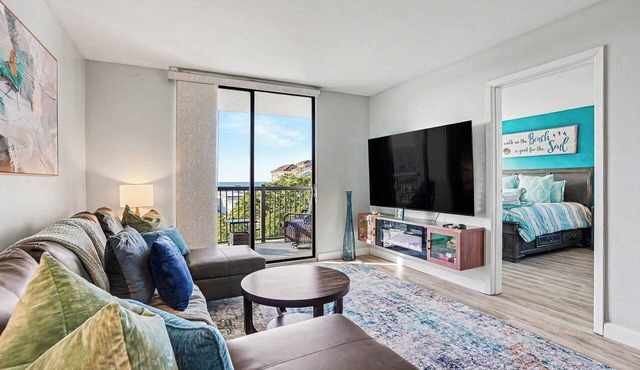 Ocean Views Steps 2 Beach Pool & Hot Tub Tennis 75" HD SMART TV in Living Room Beach GEAR Delivered from VayKLife Included FREE Close to Everything!