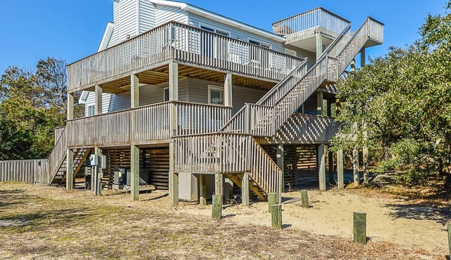 Oceanside, 5 BRs, Wild Horses, 600 ft to Beach Access, 4wheel Drive Area, 4x2398, The T House