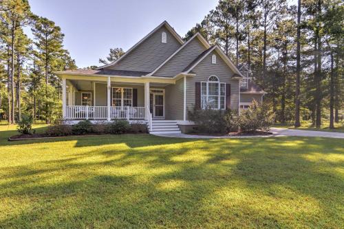 Oriental House on 1 Acre w/Wraparound Porch!
