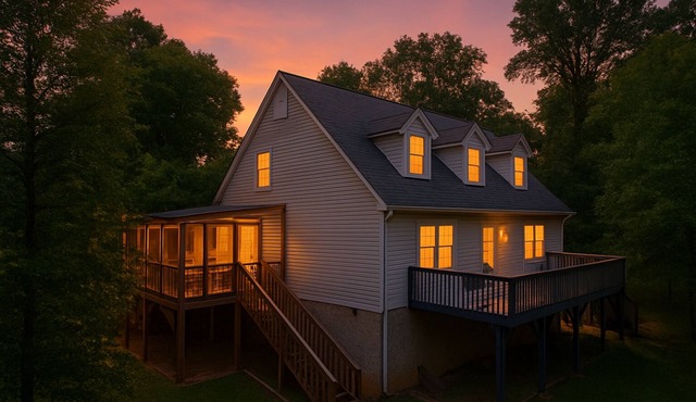 Peaceful Mountain Retreat, Great for Groups, Spacious, 15min Asheville, Enjoy!