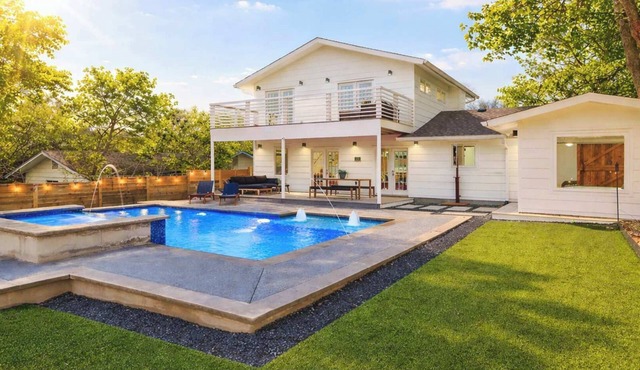 Pool, Hot Tub, Grill | Near UT Football + Downtown