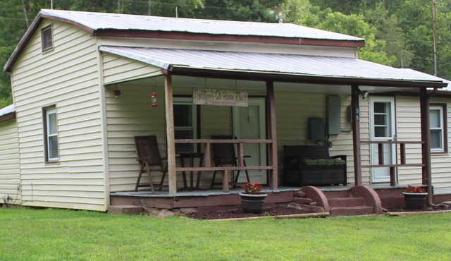 Rural Cabin along Swift Run River, ten minutes from Shenandoah National Park.