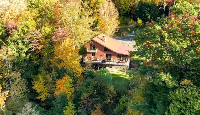 Rustic-Chic Escape with Hot Tub, Fire Pit & Scenic Views in Pine Hill, New York in Pine Hill