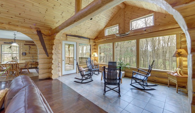 Rustic Tustin Cabin on 7 Acres w/Fire Pit & Porch