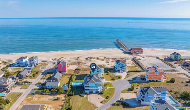 Semi-Oceanfront Dog Friendly Home w/Pool, Hot Tub, EV Charger, Game Room, More!