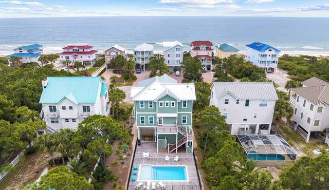 Shell Yea: 5 Bedroom Beach View Home in the Plantation- Sleeps 10, Private Pool