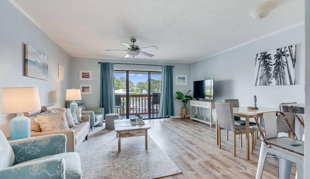 Steps from Beach, 3bed 3bath, Sleep 6, Sunrise Water View, Monthly Rates
