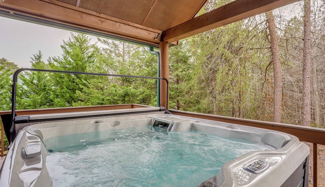 Steps to Lake Lanier: Wooded Escape w/Boat Dock