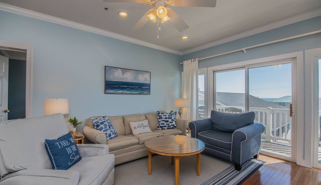 The Retreat 5B “Edisto Blessing” | Edisto Beach Ocean View Condo | Private Balcony + Pool Access