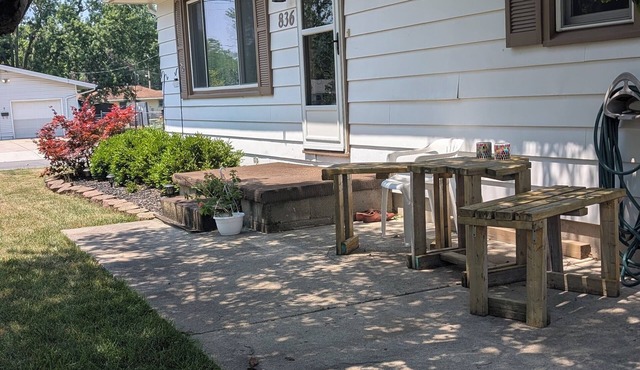 This property is shared with the Host. On the corner in a welcoming neighborhood