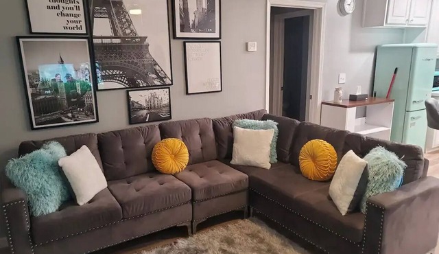 This unique place has a style all its own. Near University and hospitals.