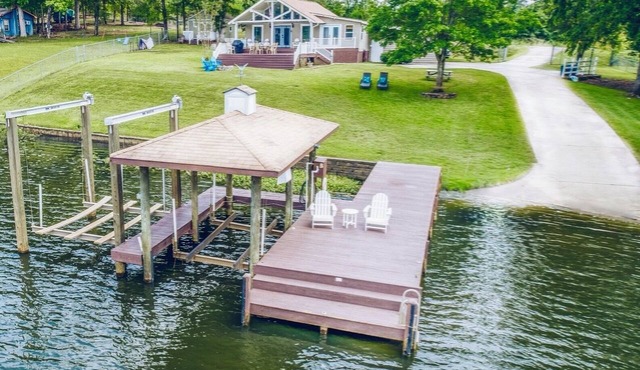 Ultimate Family-Fun Lakefront Home, Boat Ramp, Dock, Game Rm, Fenced in, Firepit